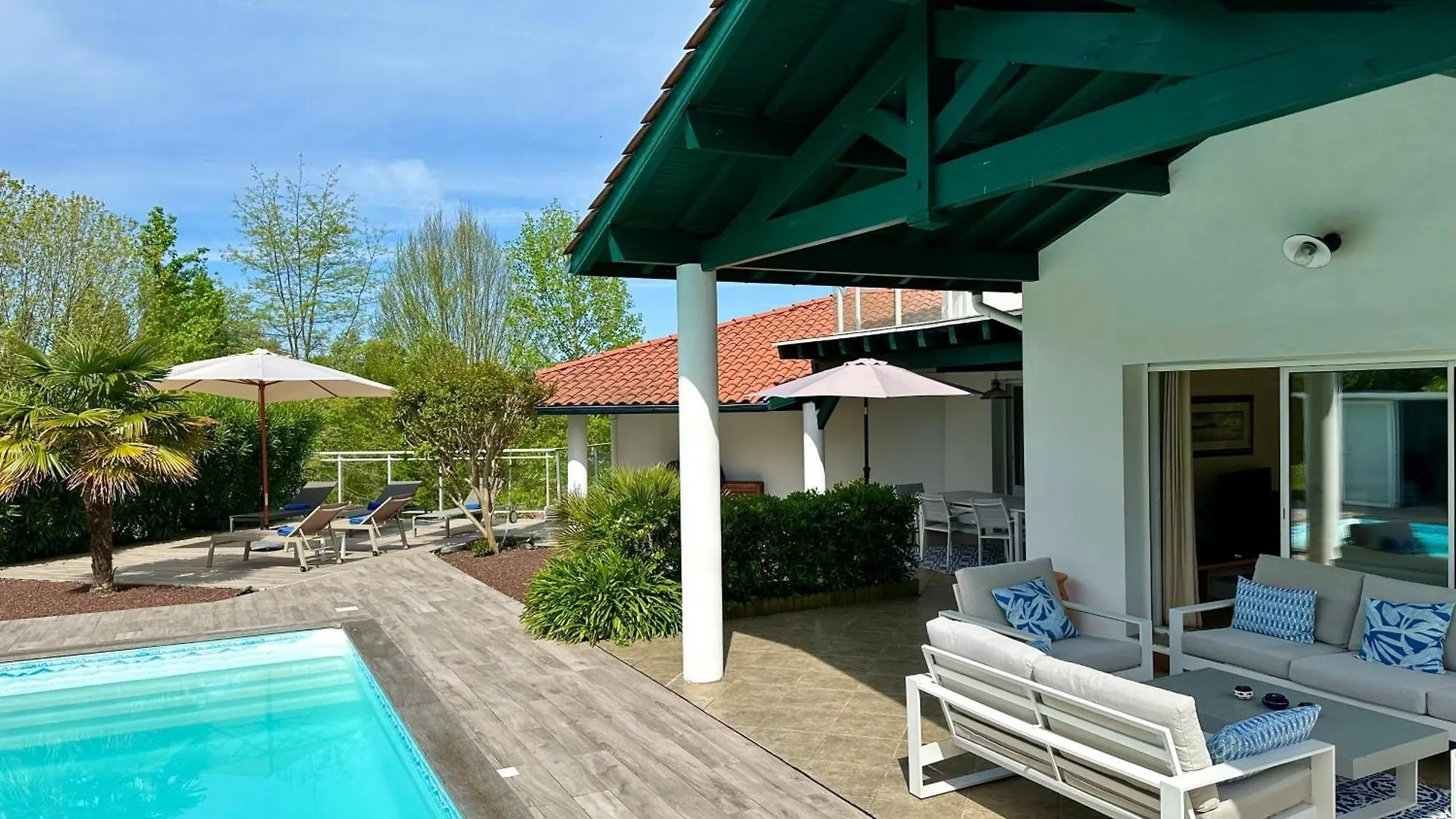 Villa A 5Min De Bayonne Avec Piscine Chauffe Et Salle De Sport Saint-Pierre-dʼIrube 0*,